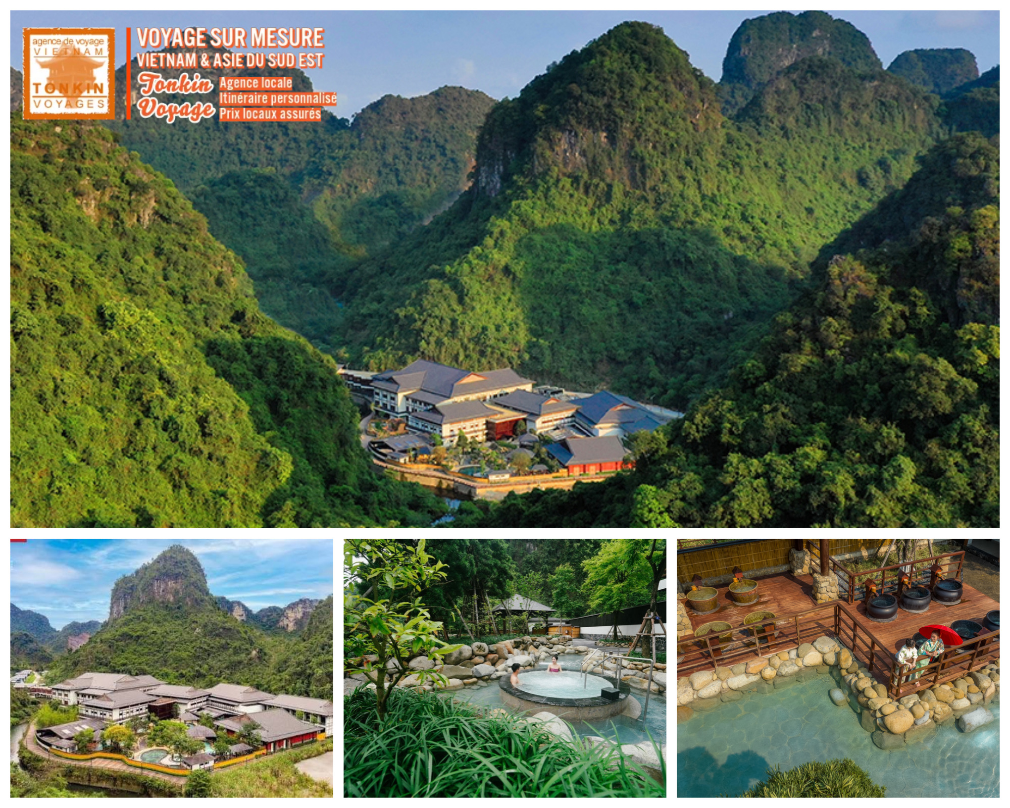 Sources chaudes et onsen Quang Hanh a Quang Ninh Halong bay Vietnam circuit bien etre avec Tonkin Voyage